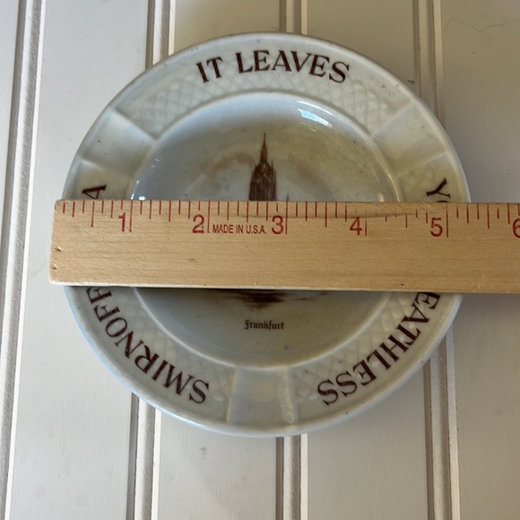 Vintage Smirnoff Vodka ashtray VINTAGE 5”  Frankfurt - Picture 6 of 8